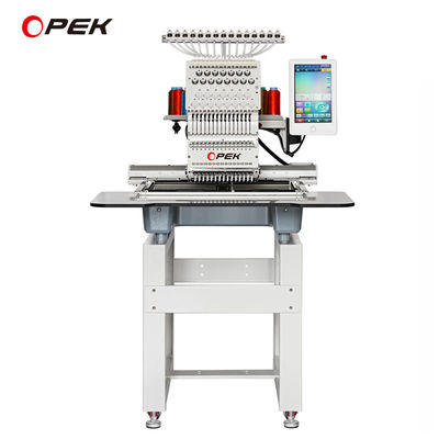 Computerized OPEK Single Head Embroidery Machine voor het maken van T-shirts met cap