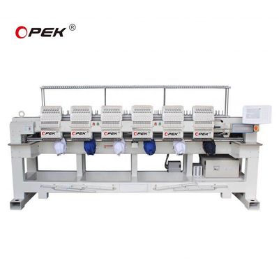 12/15 Naalden 6 Hoofd borduurmachine met ISO/CE/ETL-certificaat