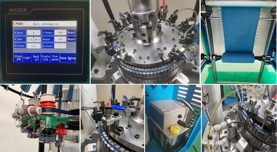 Mensen Vrouwen Reflectieve garenscheef met volledig automatisch alarmsysteem voor het besturen van de brei-machine