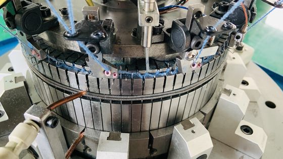 Dubbele brei-methode viswaag en wafelstikken ribben hoeden weven brei-machine