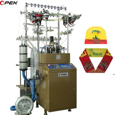 Op maat gemaakte weefstrijkschijfkap OPEK-machine voor breihoeden/sjaals en op maat gemaakte