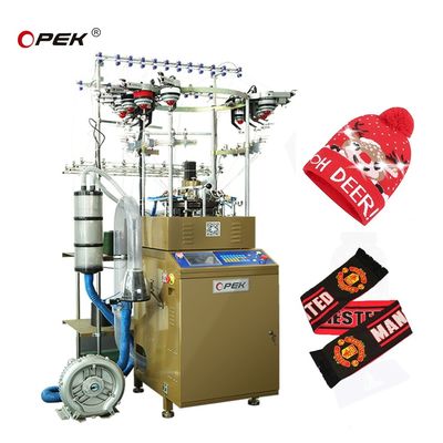 Opek 2024 Populaire design hoeden en sjaals breimachine met volledig gecomputereerde besturing