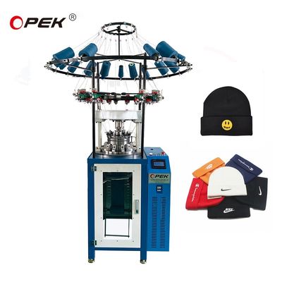366A Automatische hoge snelheid ribbenhoeden Circulaire breimachine met geautomatiseerd systeem