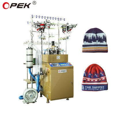 Aanraakscherm OPEK Circulaire Jacquard sjaal en hoed brei-machine 9 inch cilinder diameter