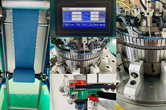 Naadloze cirkelvormige breimachine met 2F-10F voeder en 60-80 RPM snelheid