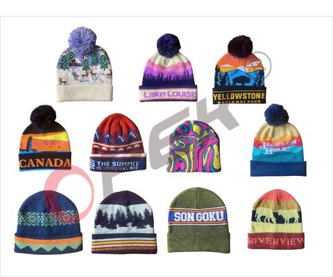 Op maat gemaakte sjaalproductie OPEK brei-machine Beanies met 144-400 naalden