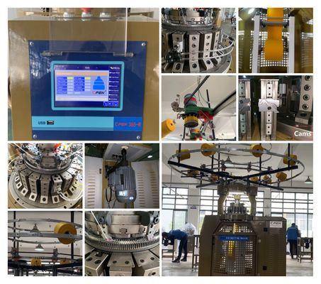 Warp Knitting Mayer Circulaire Knitting Machine met professionele en AUTO smeer