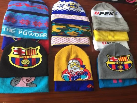8-10-12 Multi-Gauge Computerized Single Jersey Jacquard Beanie Hoed Cap breimachine