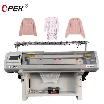 Computerized Flat Knitting Machine voor trui/hoed Opek Jersey Jacquard Populaire stijl