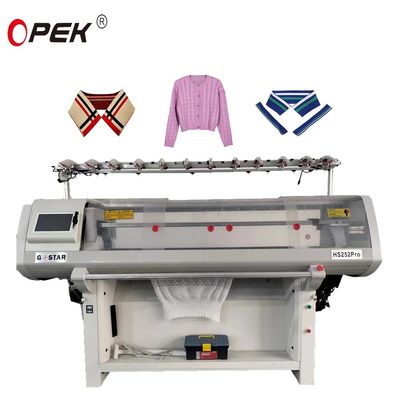 Computerized Flat Knitting Machine voor trui/hoed Opek Jersey Jacquard Populaire stijl
