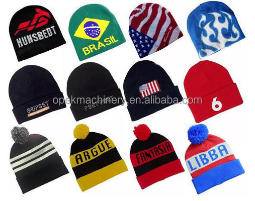 600 set/maand Knitting Beanie Cap Hoed maken machine in met ISO9001 CE certificaat