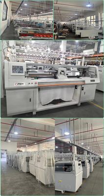1.6m/S Dual System Jersey Flat Sweater Knitting Machine met 1000 W stroomverbruik