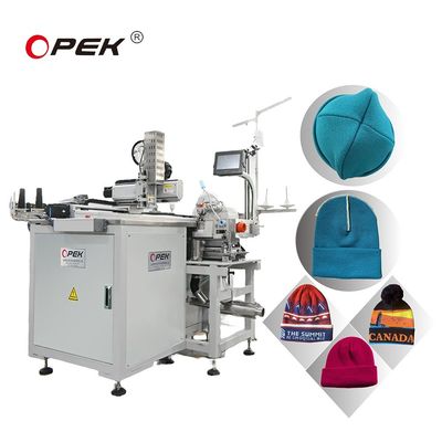 OPEK-300HS Automatische hoeden naaimachine Computerized operation Flat-bed configuratie