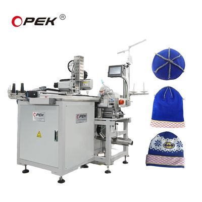 OPEK-300HS Automatische hoeden naaimachine Computerized operation Flat-bed configuratie