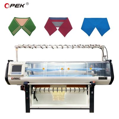 80 inch breiwijdte Volledig automatische kraagmanschetten Computerized Flat Knitting Machine