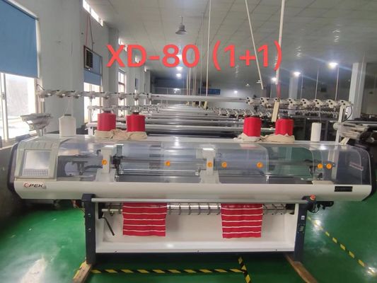 12g 14g 16g Computerized Flat Collar Knitting Machine voor SWEATER Knitting Style flat