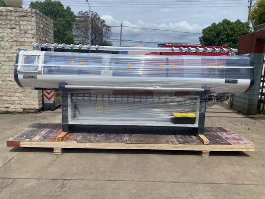 12g 14g 16g Computerized Flat Collar Knitting Machine voor SWEATER Knitting Style flat