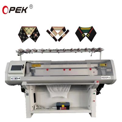 State-of-the-art dubbel systeem platte breimachine voor de productie van trui kraag