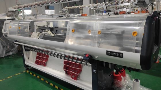10GG maat dubbel hoofd kraag brei-machine voor de productie van truien op 80 inch breedte