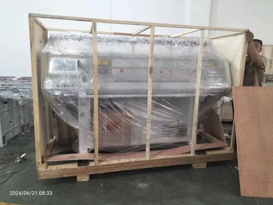 14 Gauge Full Jacquard kraag en trui brei-machine met hogere snelheid prestaties