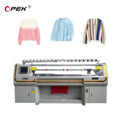 Computerized Jacquard Flat Knitting Machine voor weefstrijken en kraagconstructie