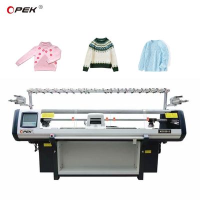 Computerized Jacquard Flat Knitting Machine voor weefstrijken en kraagconstructie