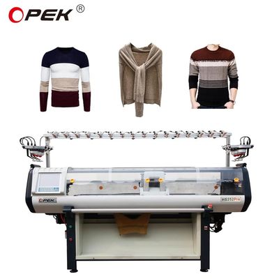 52 inch platte kraag breimachine met dubbel systeem en geautomatiseerde besturing