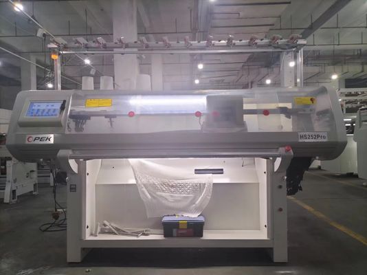 52 inch platte kraag breimachine met dubbel systeem en geautomatiseerde besturing