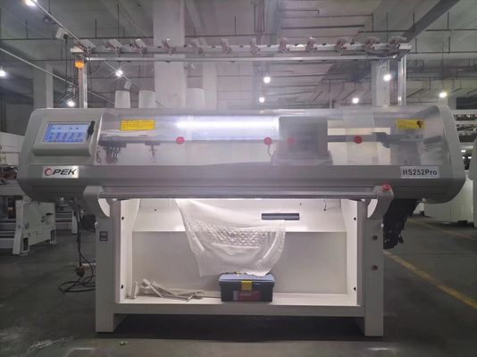 52 inch platte kraag breimachine met dubbel systeem en geautomatiseerde besturing