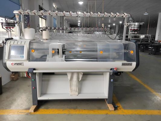 52 inch platte kraag breimachine met dubbel systeem en geautomatiseerde besturing
