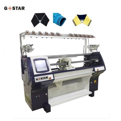 Speed Jacquard Tricotomas Double Carriage Collar Flat Knitting Machine in 80 inch OPEK