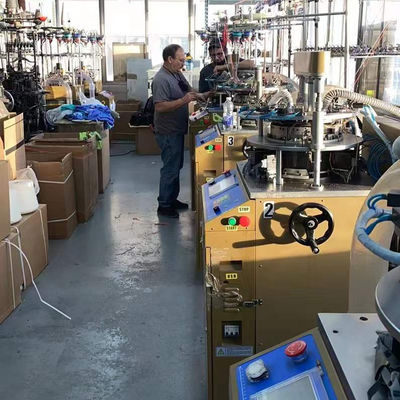 Volledig automatisch alarm OPEK Football Fan Automatic Circular Knitting Machine 752*663*1418mm