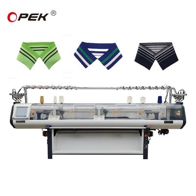 Eenvoudig systeem Opek Flat Knitting Machine Volledig Jacquard Selectie voor Eindknitwear