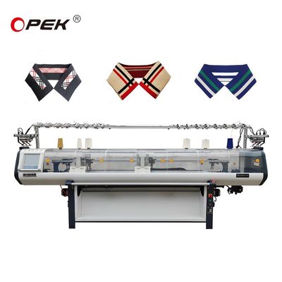 Eenvoudig systeem Opek Flat Knitting Machine Volledig Jacquard Selectie voor Eindknitwear