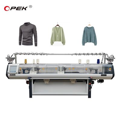 80 inch gecomputereerde jacquard trui maken platte breimachine voor hemd kraag trim