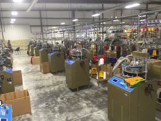 Hoedmachine sokken Lot Winter Hoed maken Machine de Tissage met volledig automatisch alarm