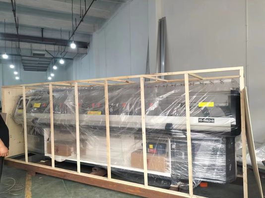 Flat knitting machine 80 inch voor lage onderhoudskosten en dubbele draagkraag