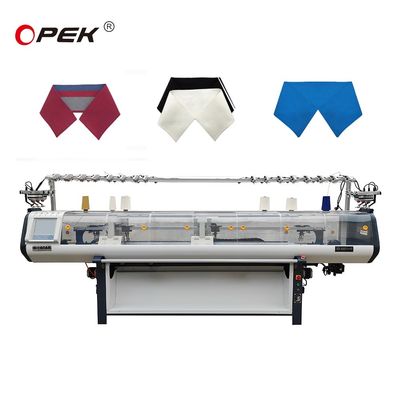 Eenvoudige breiwijze halsband en manchet platte machine met servomotor Opek Bestseller