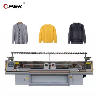 Dubbel systeem 52 inch platte kasjmier brei-machine Perfect voor het breien van schoenen boven