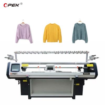 Double System Computerized Flat Knitting Machine voor 72 inch breiwijdte kledingstukken