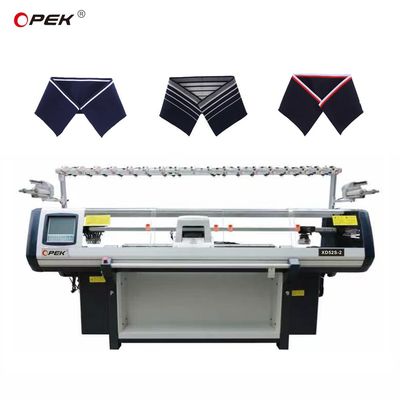 1 1 Carriage Flat Knitting Machine voor Polo T-Shirt Collar Productie Efficiëntie