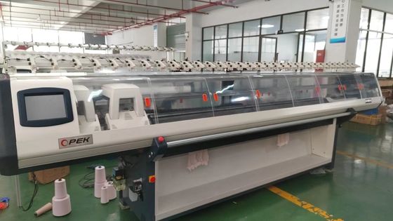 Geavanceerde 100 inch 4 systeem dikke maat hoed breimachine voor de productie van breiwerk