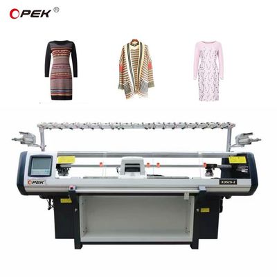 Computerized Double System Woolen Knitwear Making Machine voor 52 inch