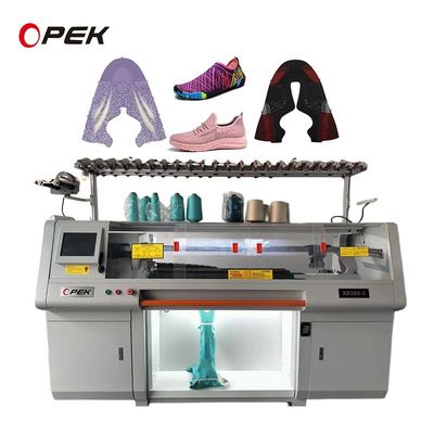 Hoge snelheid en Jacquard-mogelijkheden van Opek Computerized Shoe Upper Knitting Machine