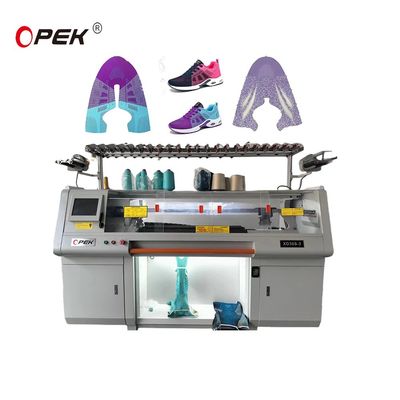Hoge snelheid en Jacquard-mogelijkheden van Opek Computerized Shoe Upper Knitting Machine
