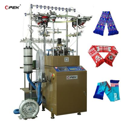 Hooggeleen cirkelvormig breien haarband maken machine volledig geautomatiseerde besturing