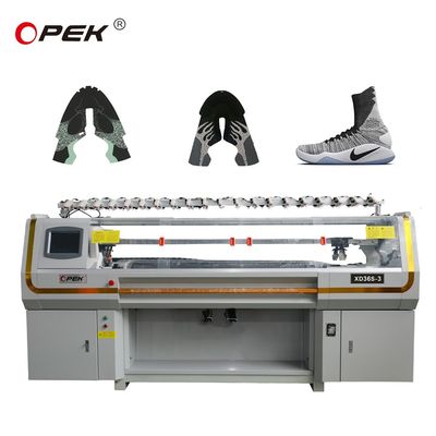 9gg Gauge System Flat Shoe Upper Knitting Machine met Rynen System voor volumes