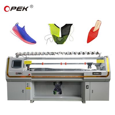 Volledig gecomputereerde 3D Flyknit schoenenborduurmachine 800 kg Productiecapaciteit