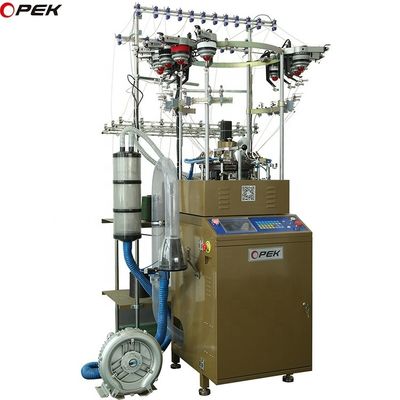 752*663*1418mm Volledig gecomputereerde Jacquard kniecap breimachine voor modieuze hardlopende mannen
