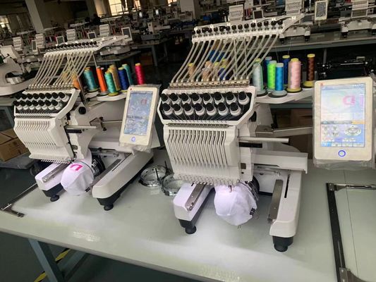 High Speed Multifunctional Chain Stitch Flat Tubular Embroidery Machine voor de overzeese markt